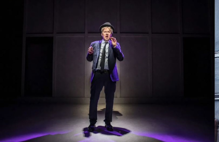 "The last temptation of Boris Johnson" play at Theatre Royal Windsor